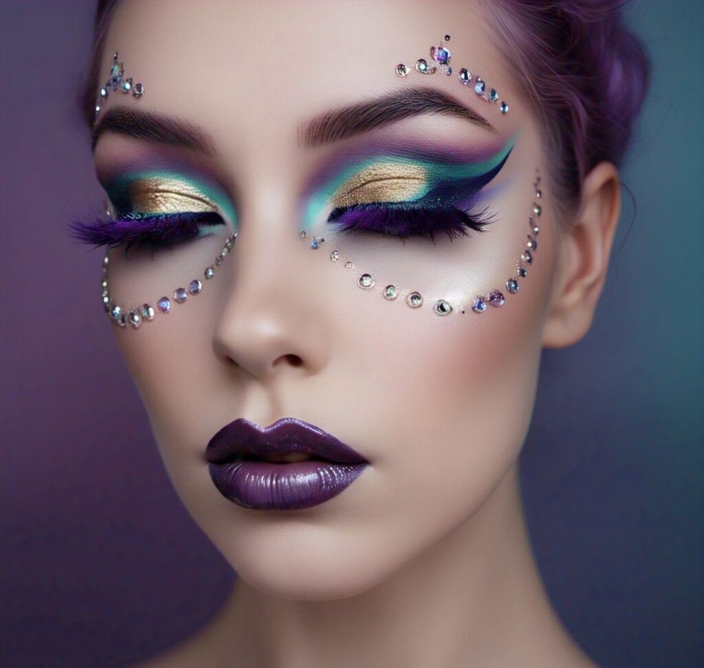 Purple Lashes and Bold Makeup Looks: The Beauty Trend That’s Turning Heads